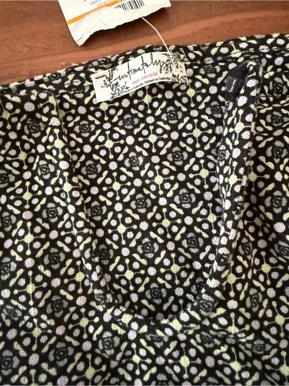 NWT Free People Intimately Lucky Now off-the-shoulder brami crop top S